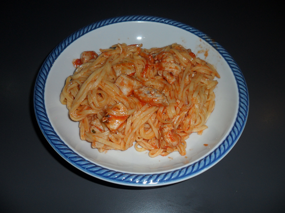 Tagliolini con il pesce spada