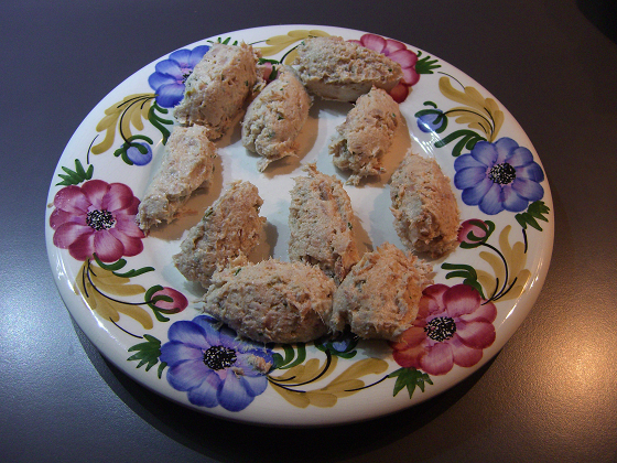 Madeleine di tonno e ricotta