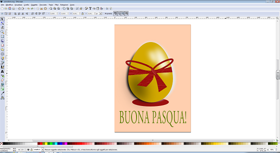 Il risultato finale in Inkscape