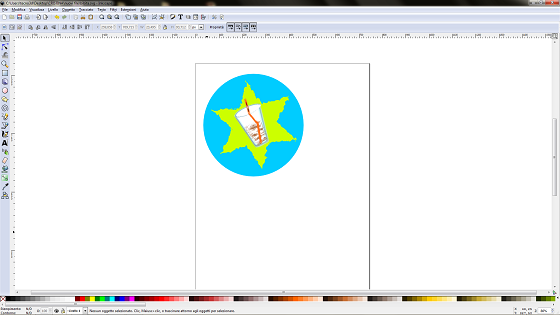 Il risultato finale in Inkscape