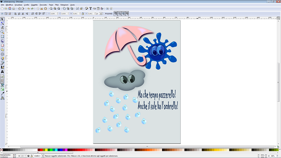 Il risultato finale in Inkscape