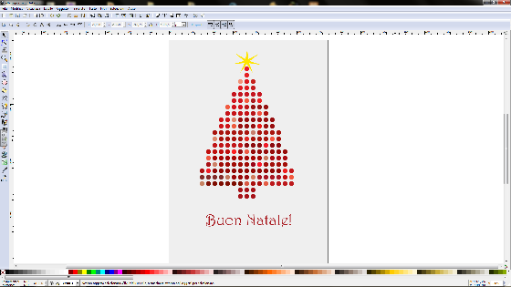 Il risultato finale in Inkscape