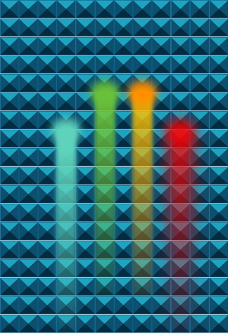 Lo sfondo geometrico disegnato con Inkscape