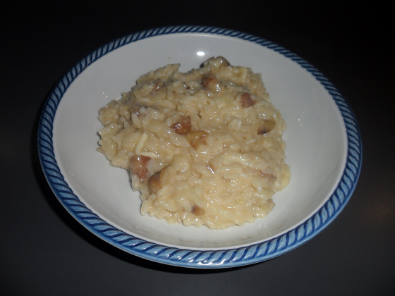 Risotto di castagne e Asiago