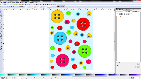 Il risultato finale in Inkscape