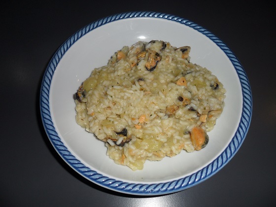 Risotto di patate e cozze