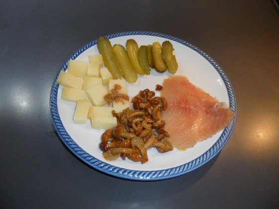 Antipasto di salmerino