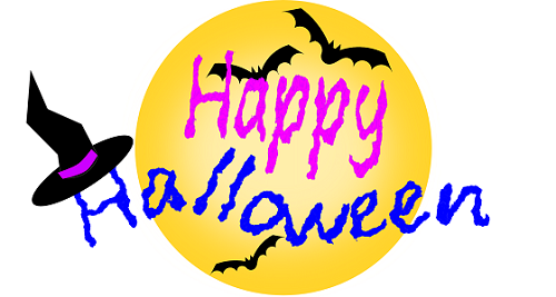 La scritta per Halloween disegnata con Inkscape