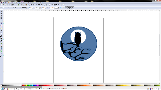 Il risultato finale in Inkscape