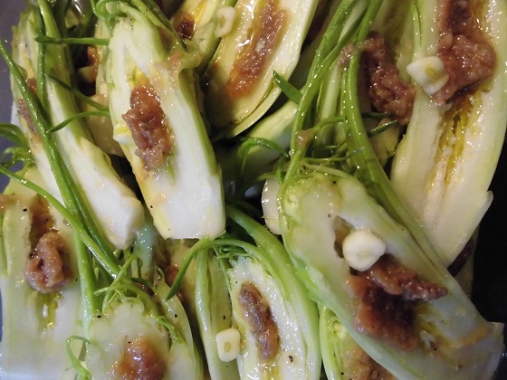 Puntarelle con le acciughe