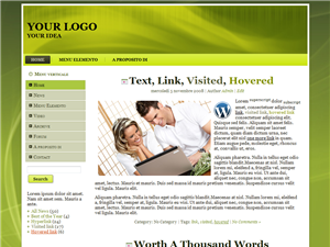 Template preview: Curves per Wordpress