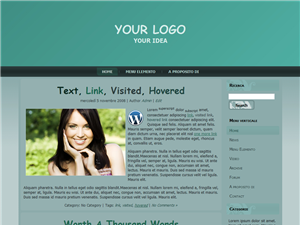 Green template preview - wordpress 3.2