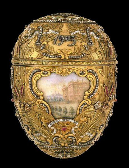 L'uovo di Pietro il Grande realizzato da Fabergé