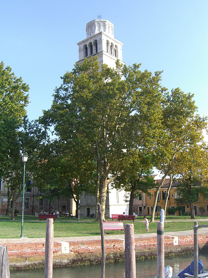 Il campanile della chiesa di San Pietro di Castello