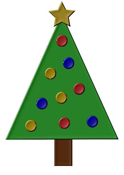L'albero di Natale 3D realizzato con Inkscape