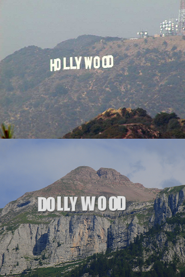 Hollywood reale e Dollywood immaginaria