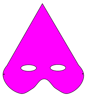 Maschera rosa