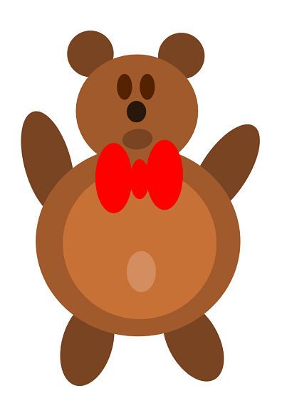 L'orsetto disegnato con Inkscape