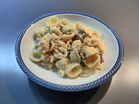 Orecchiette ricotta e melanzane