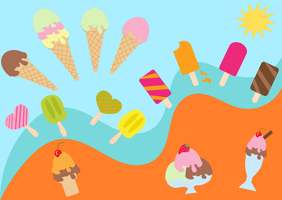 I gelati disegnati con Inkscape