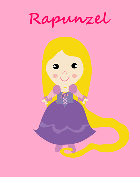 Rapunzel disegnata da Camilla