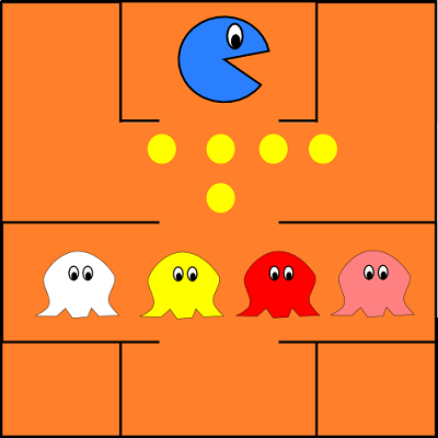Pacman disegnato con Inkscape