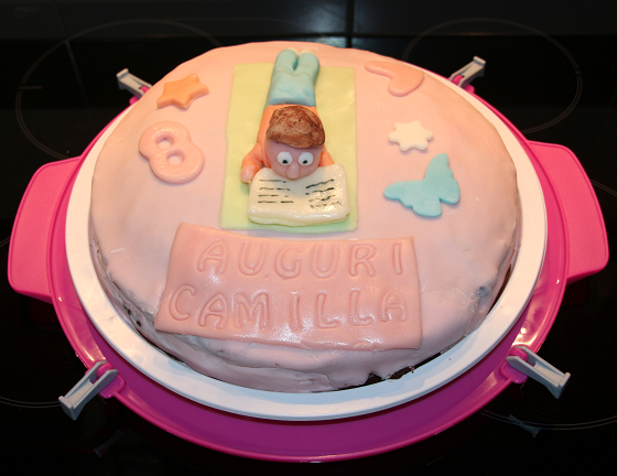 La torta di compleanno per Camilla