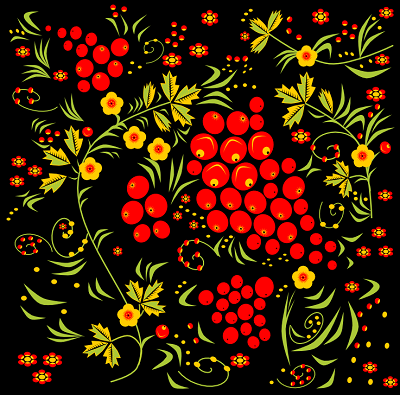 Il disegno in stile russo realizzato con Inkscape