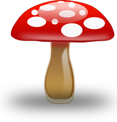 Il fungo disegnato con Inkscape