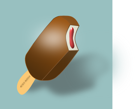 Il gelato disegnato con Inkscape