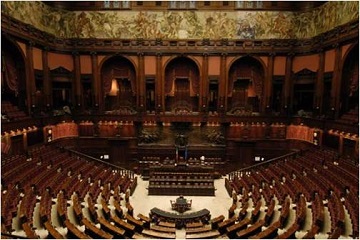 Parlamento Italiano - L'immagine potrebbe essere soggetta a copyright